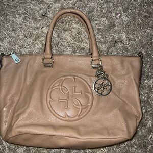 Guess beige leather bag for women